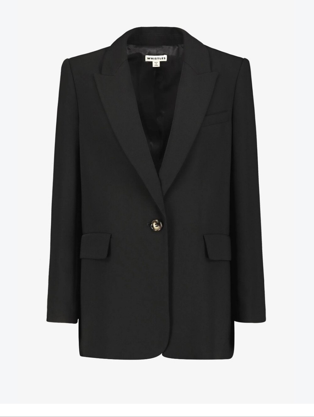 Whistles Crepe Boyfriend Blazer Size 10 NWT
